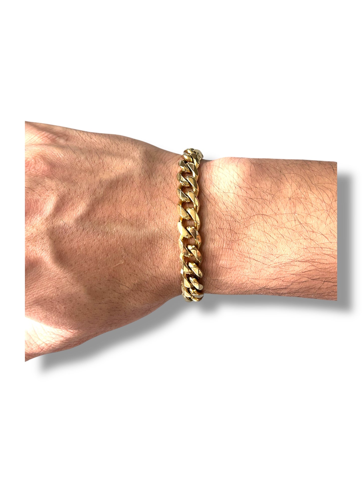 Cuban Aura Band – Strength in Gold