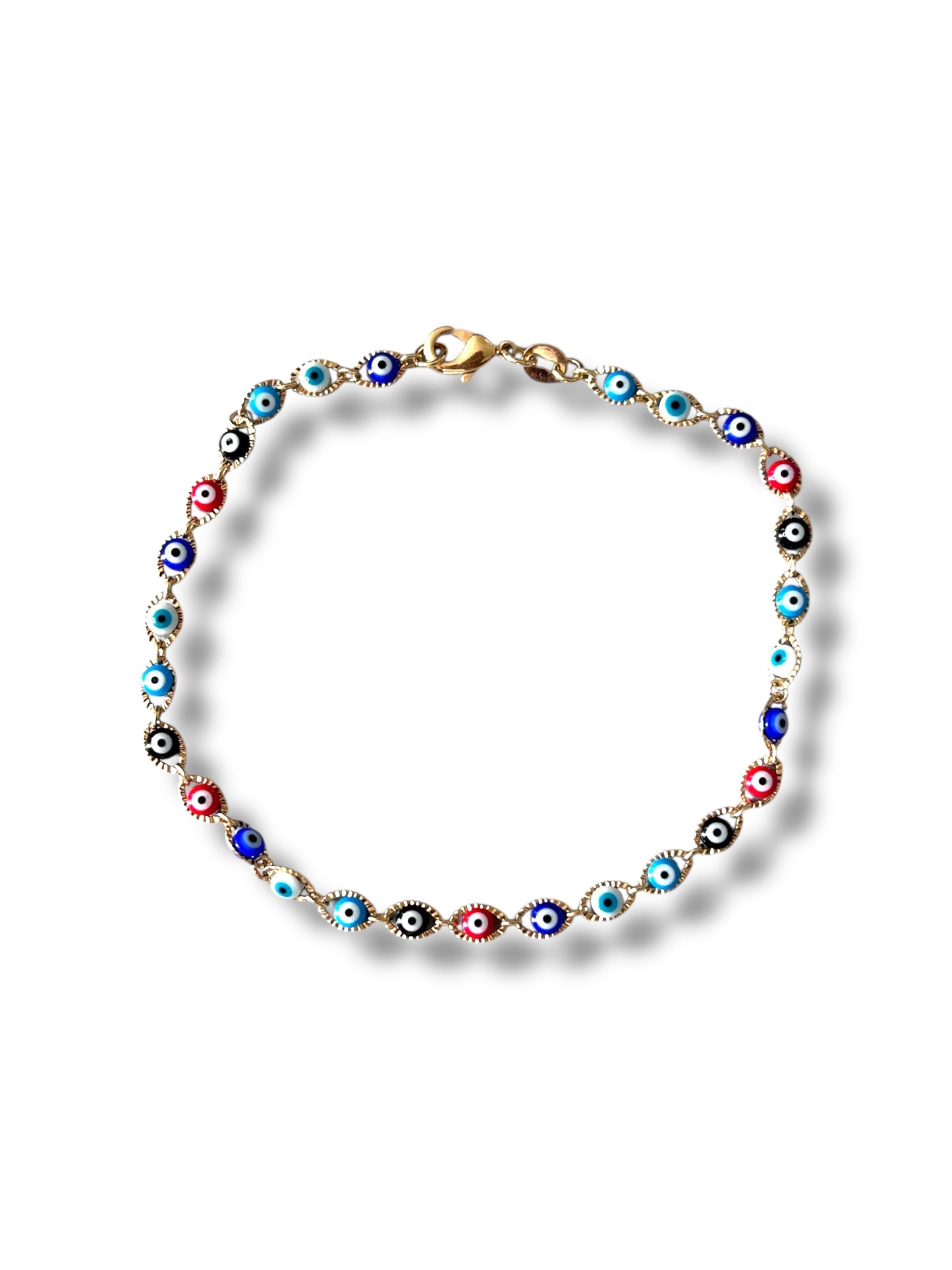 MultiColored Evil Eye Anklet