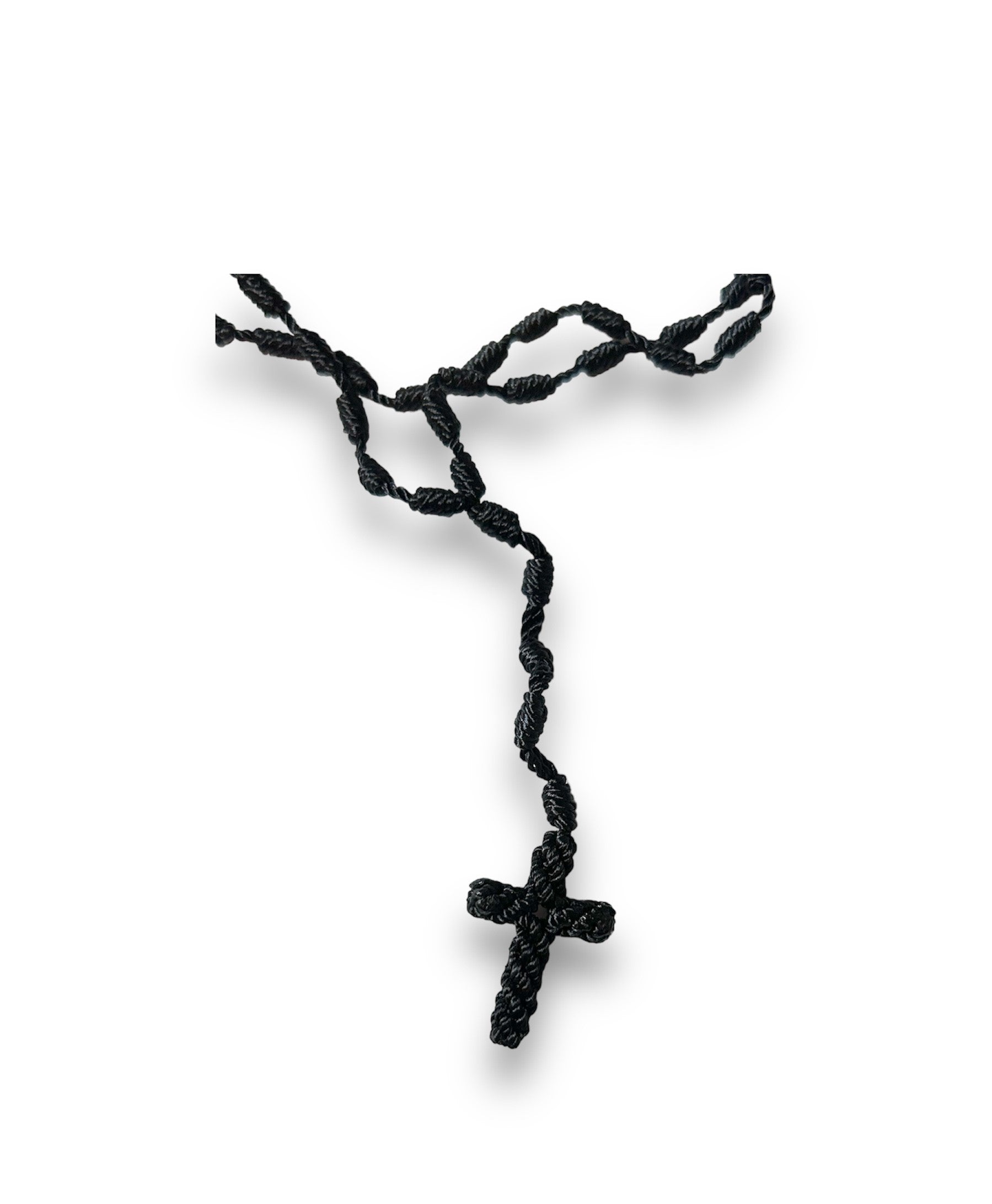 Black Cross Rosaries