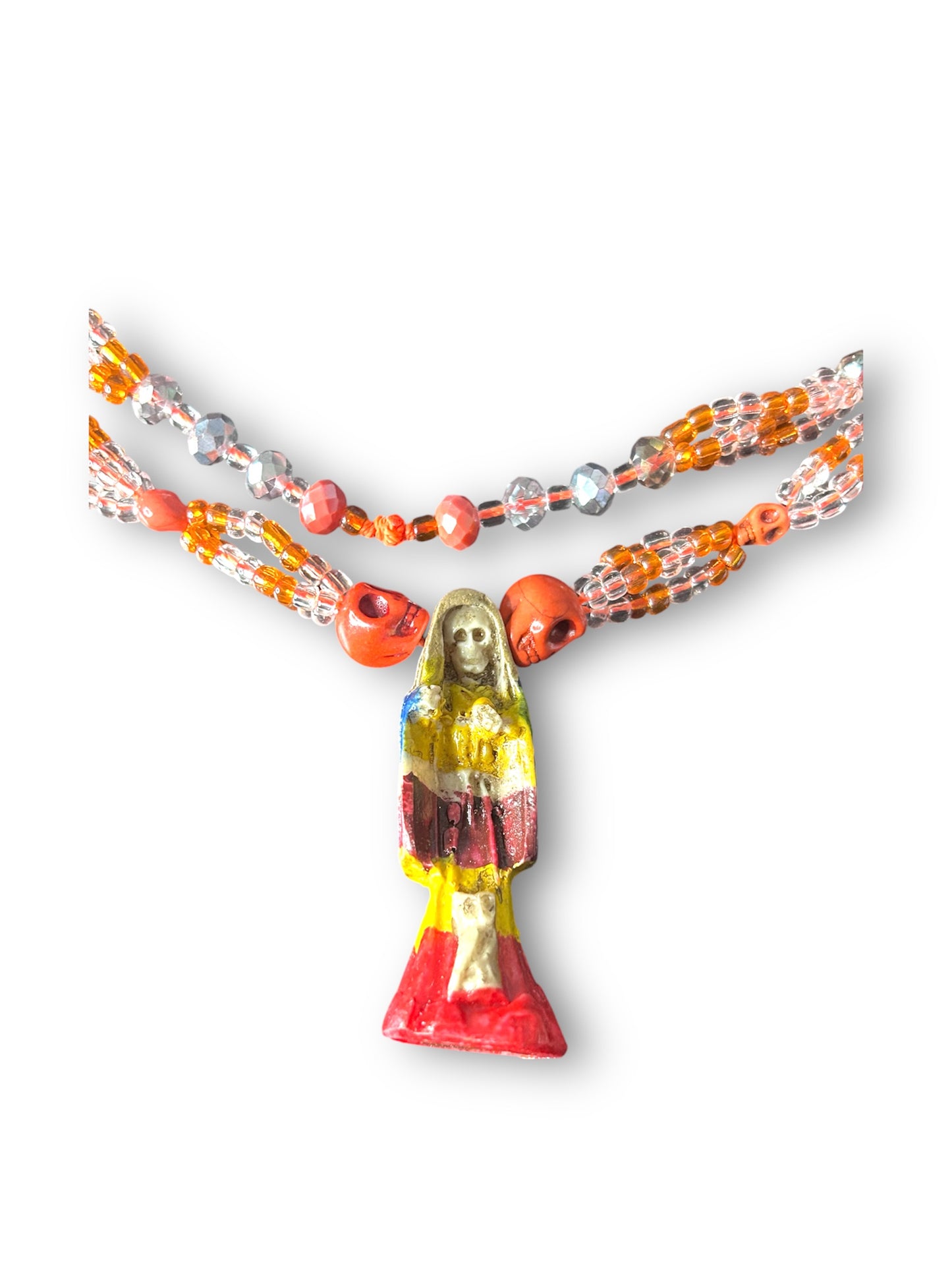 Guardian of Life : Orange Santa Necklace