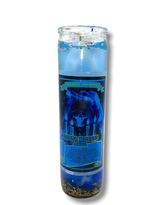 Siete Potencia Seven Powers Candle - Blue/Azul