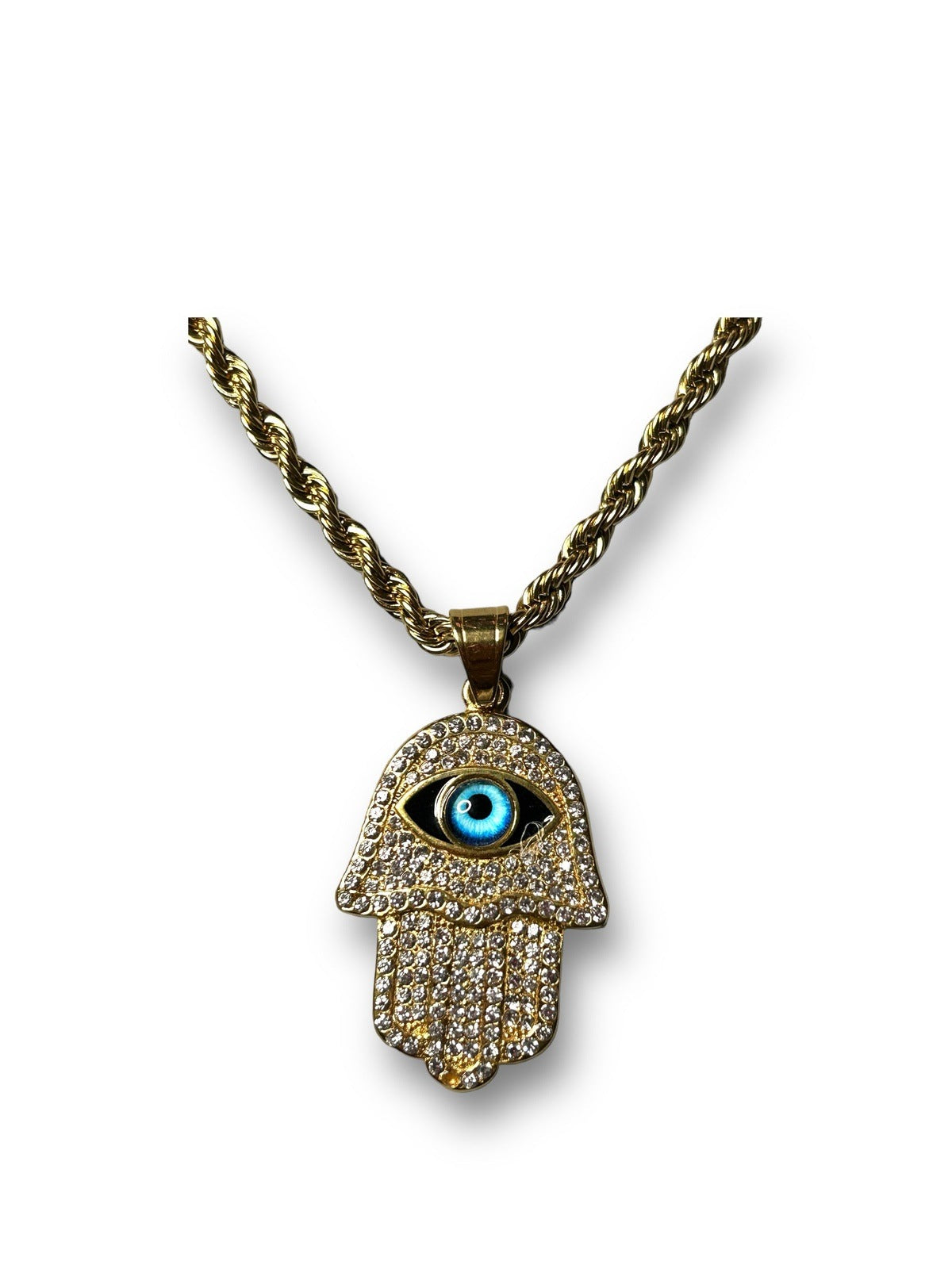 Gold Hamsa Hand Eye