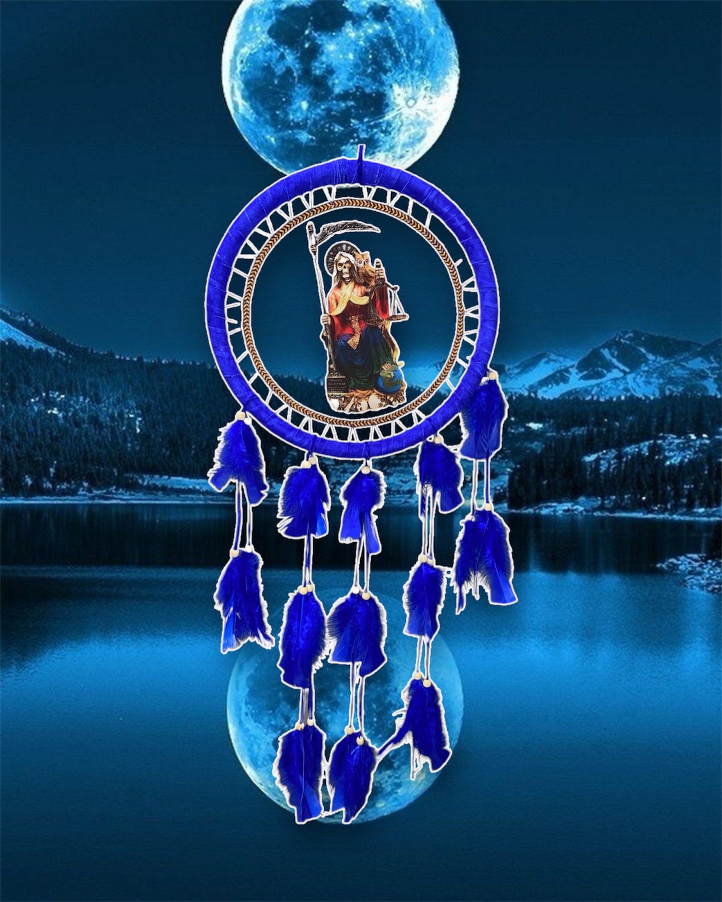 Royal Blue La Santa ( Dream Catcher)