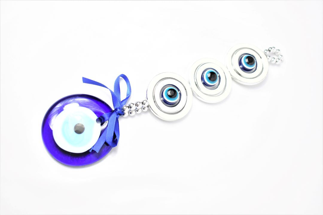 3 Blue Evil Eye