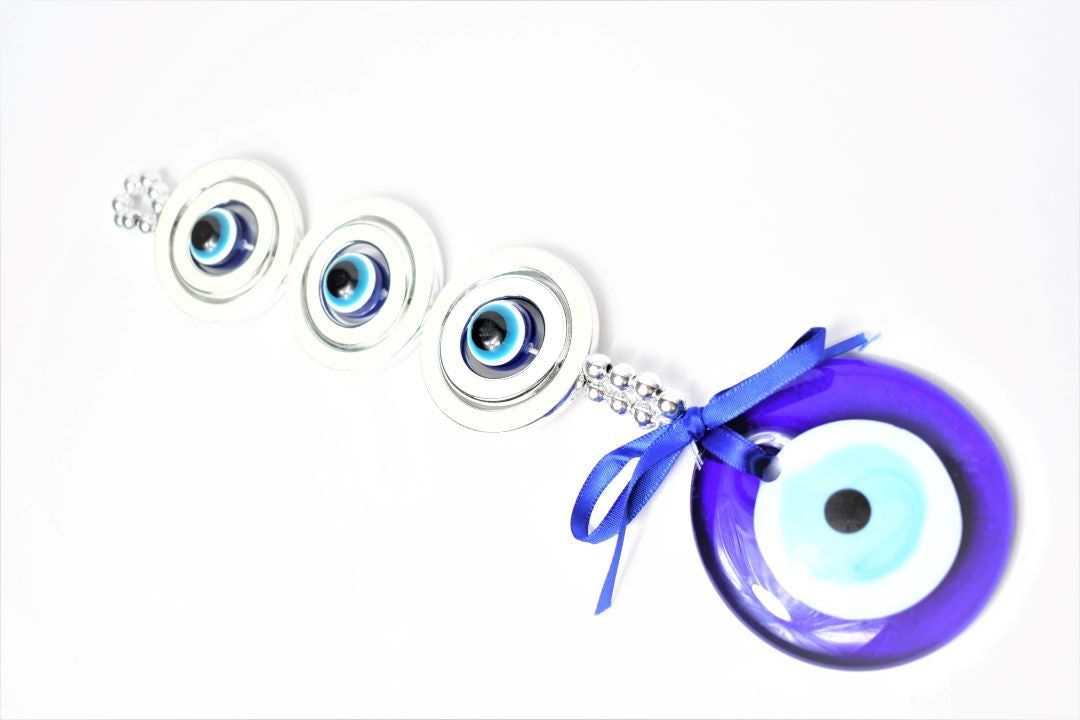 3 Blue Evil Eye