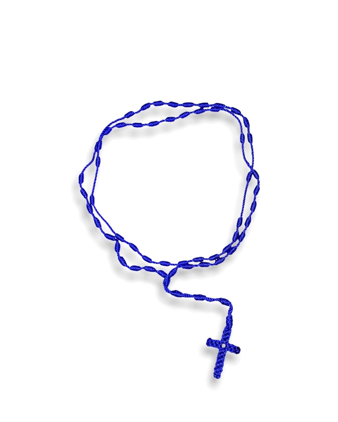 Royal Blue Rosary Cross