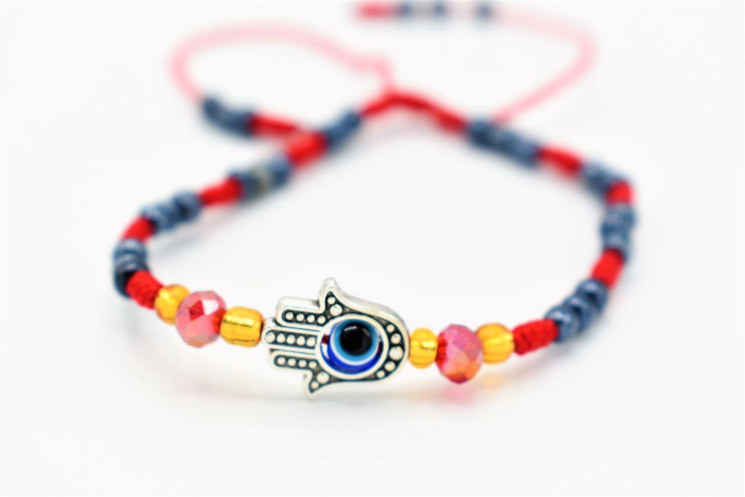 Red Hematite Hamsa Hand