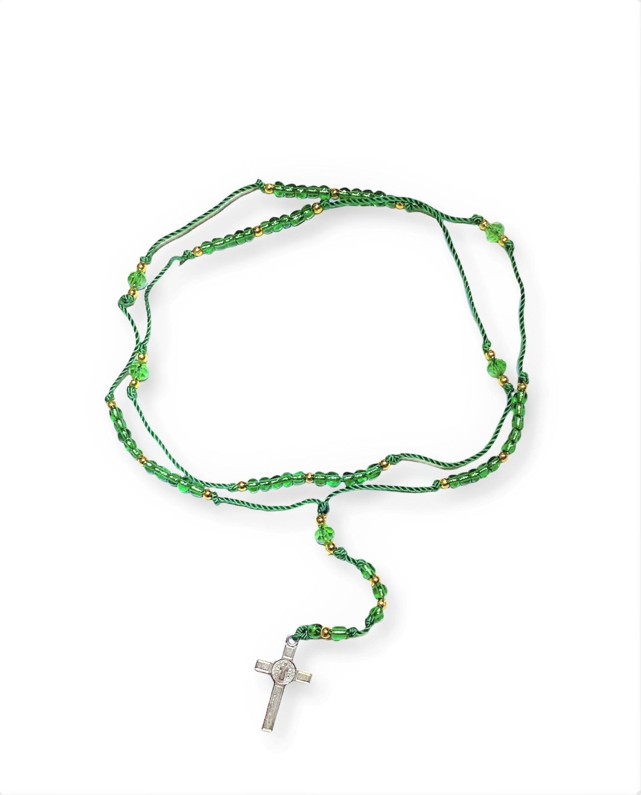 Green Cross Rosary