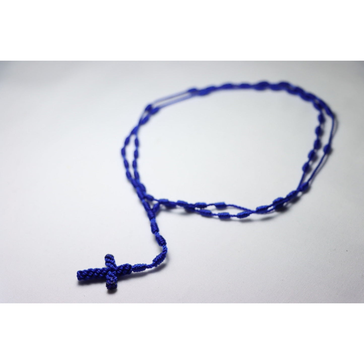 Royal Blue Rosary Cross