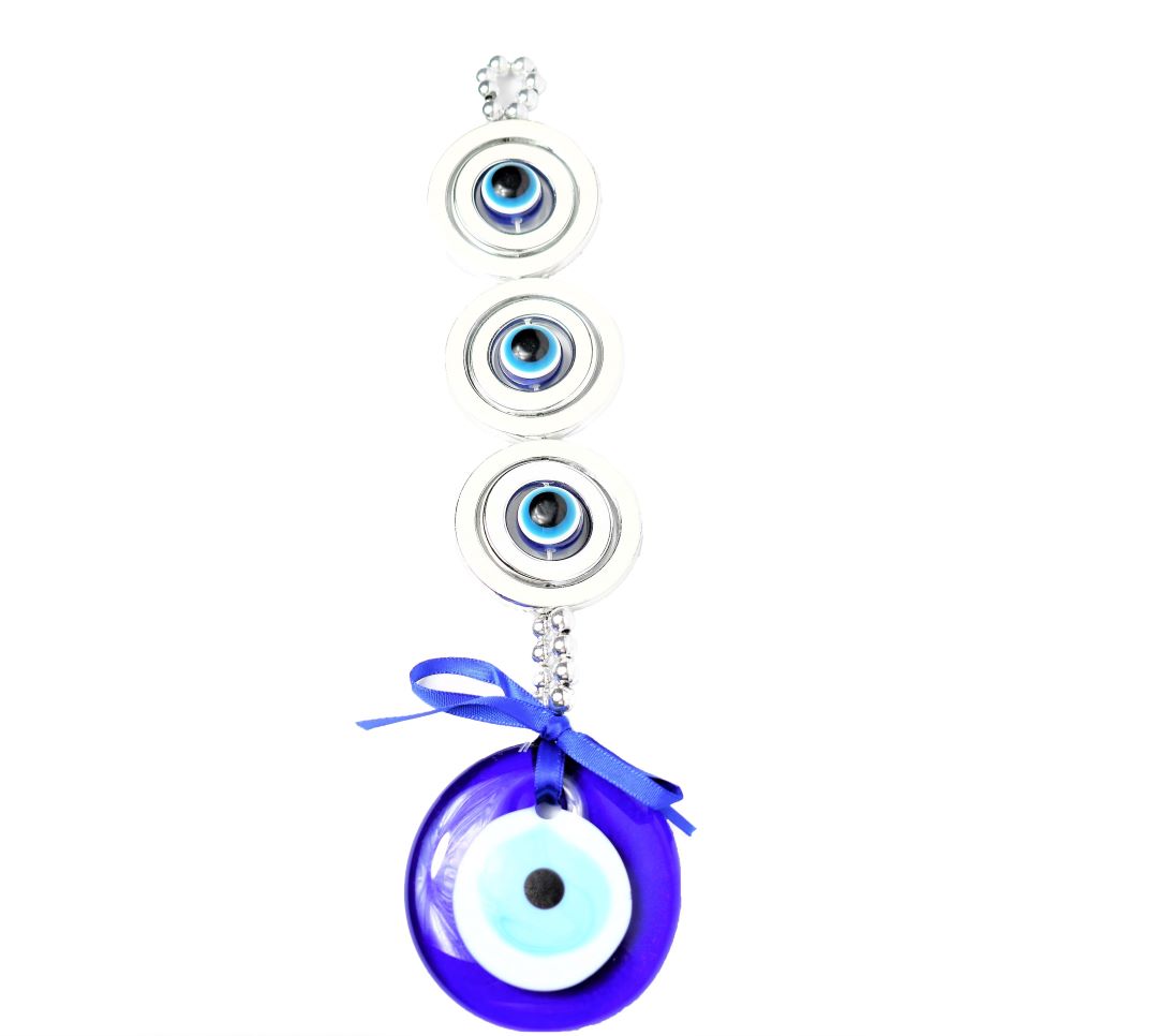 3 Blue Evil Eye