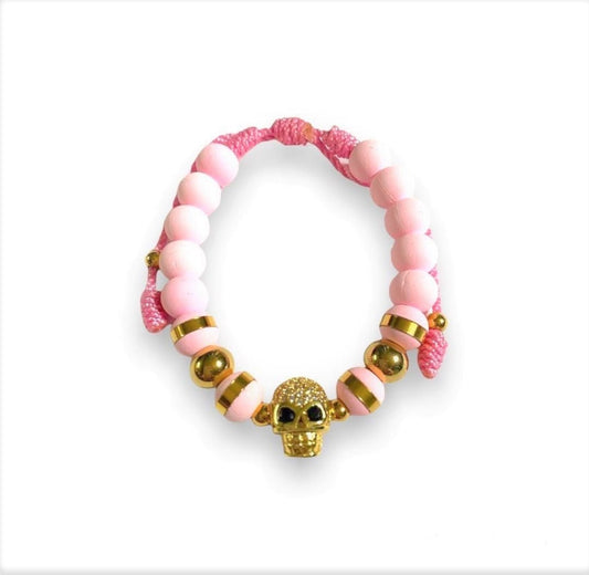 Pink Gold Skull
