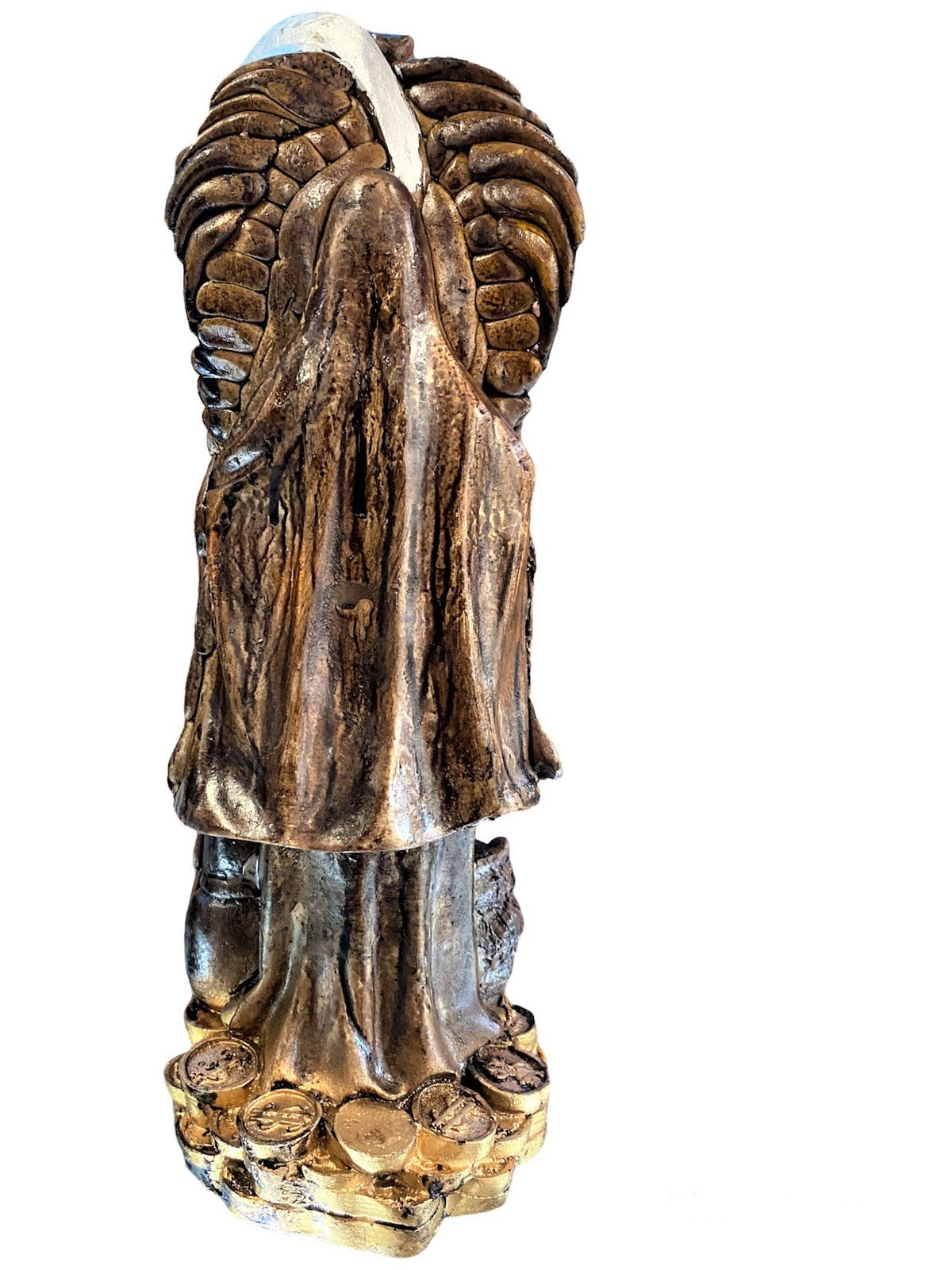 Wooden Santa Muerte