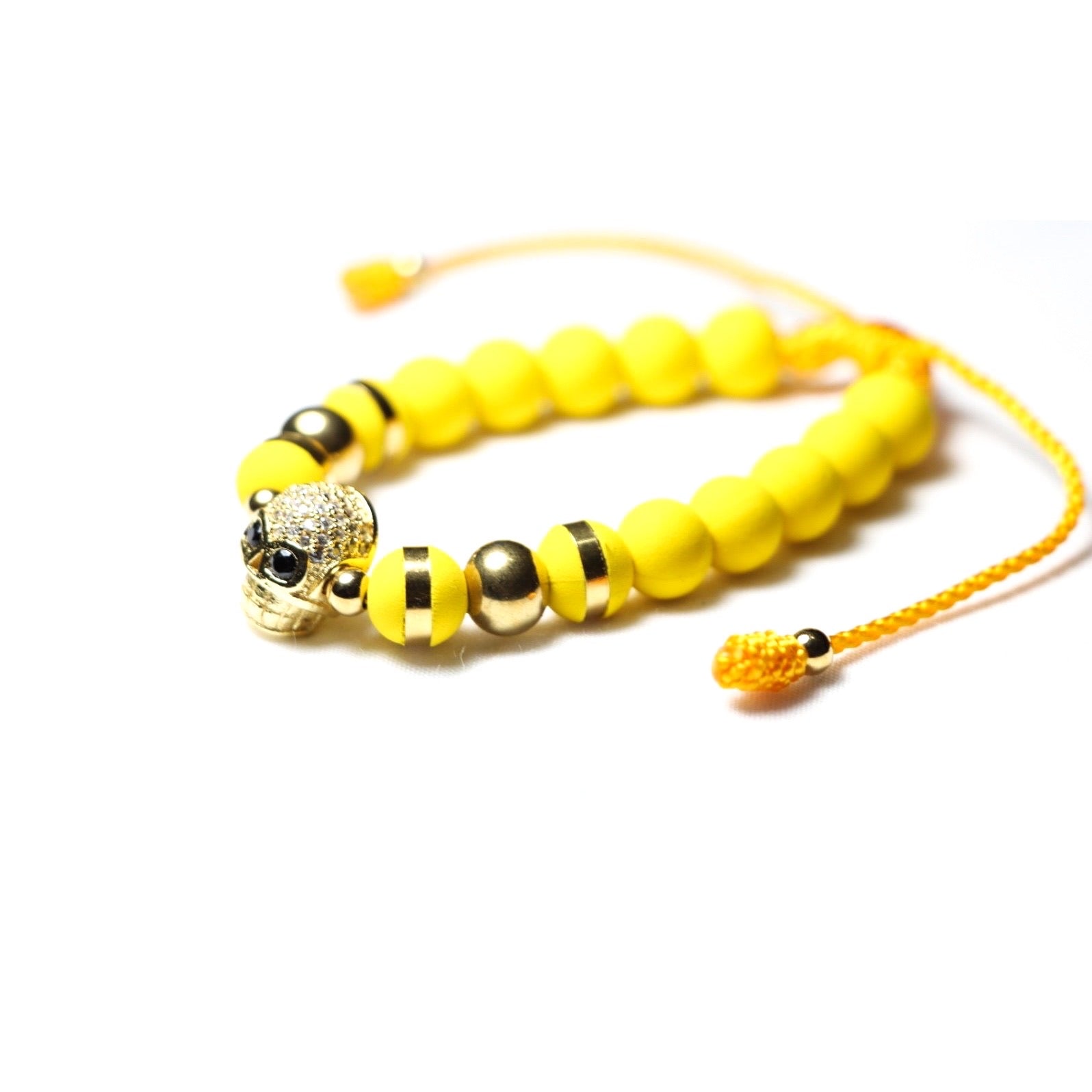 Yellow and Gold Skull