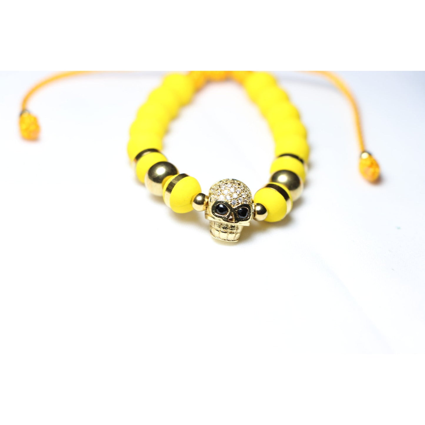 Yellow and Gold Skull