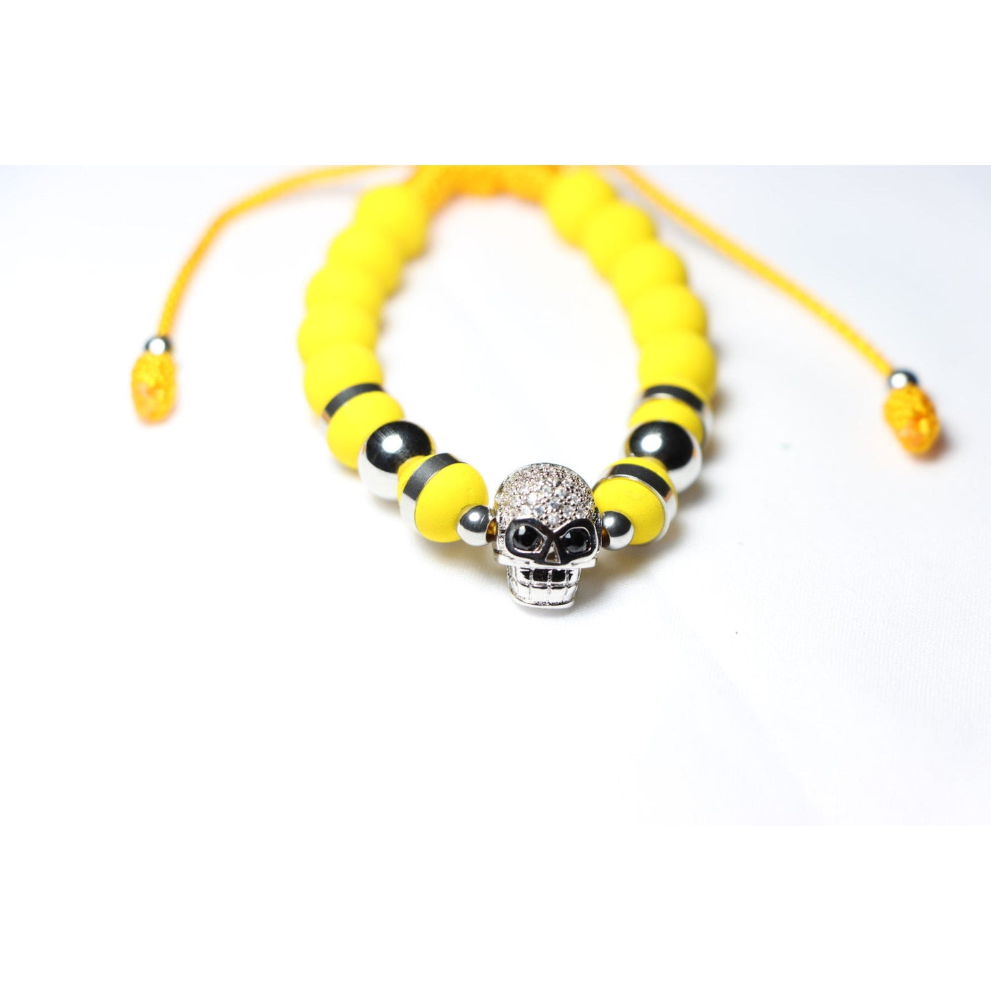 Yellow and Silver Skull