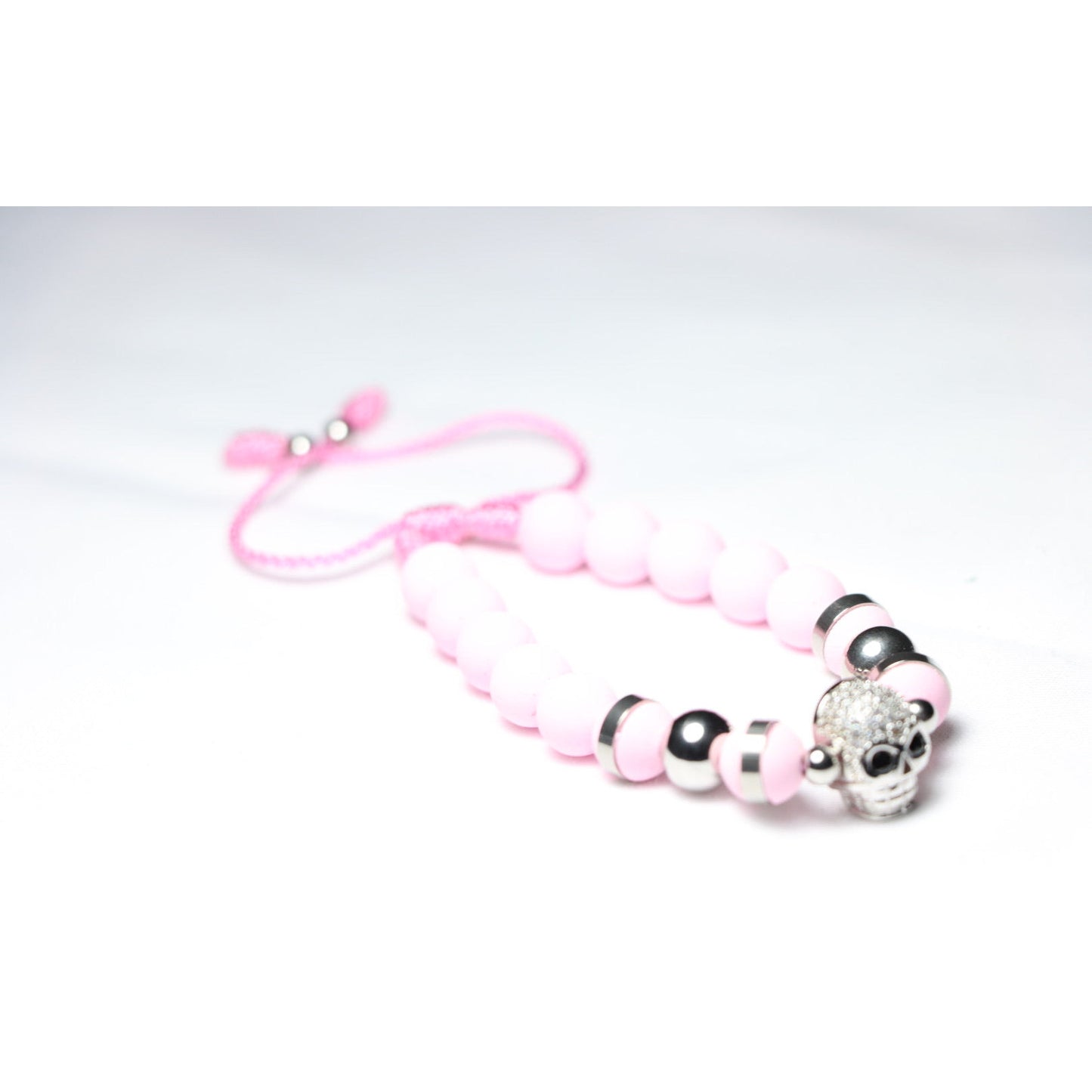 Pink And Silver Skull