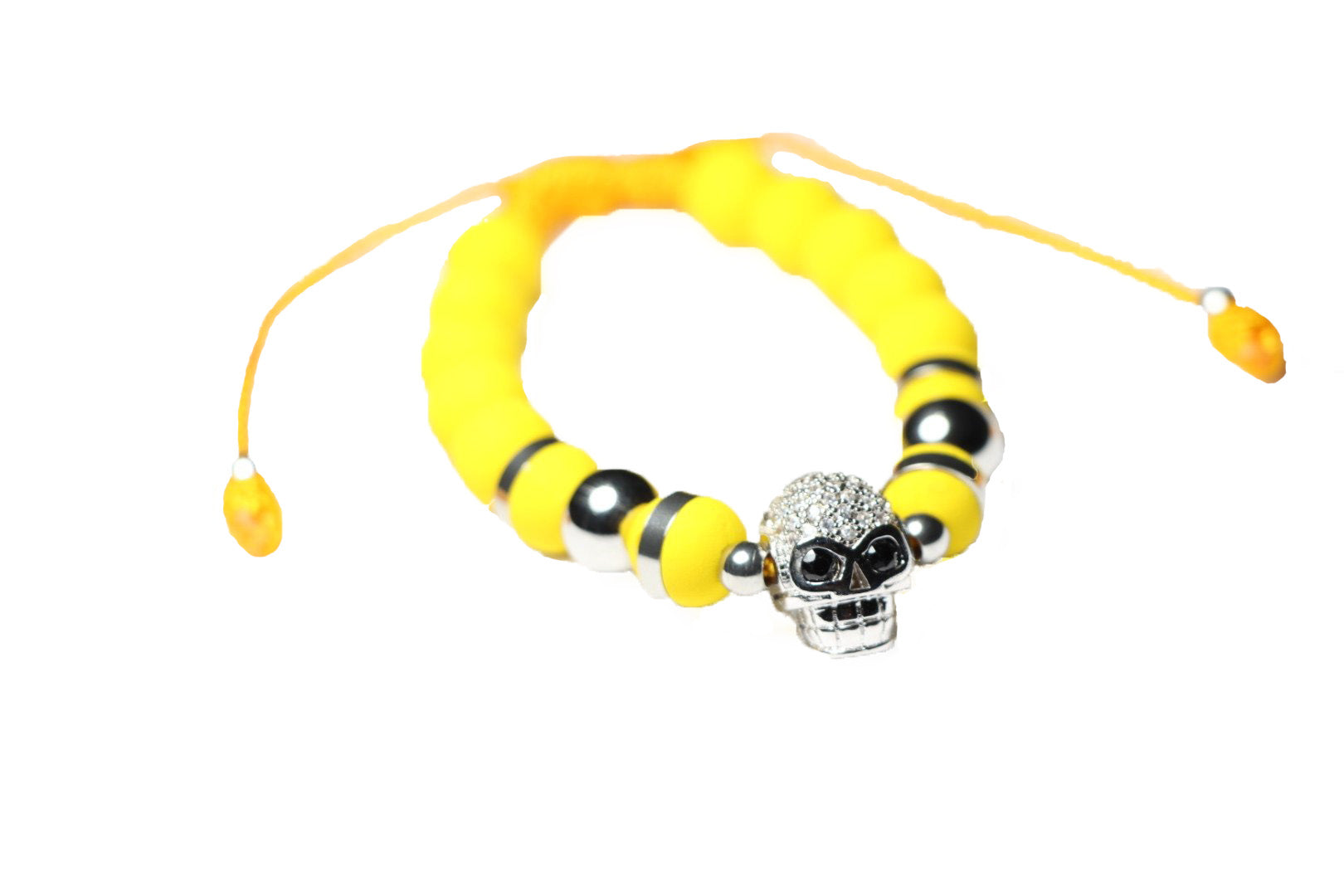 Yellow and Silver Skull